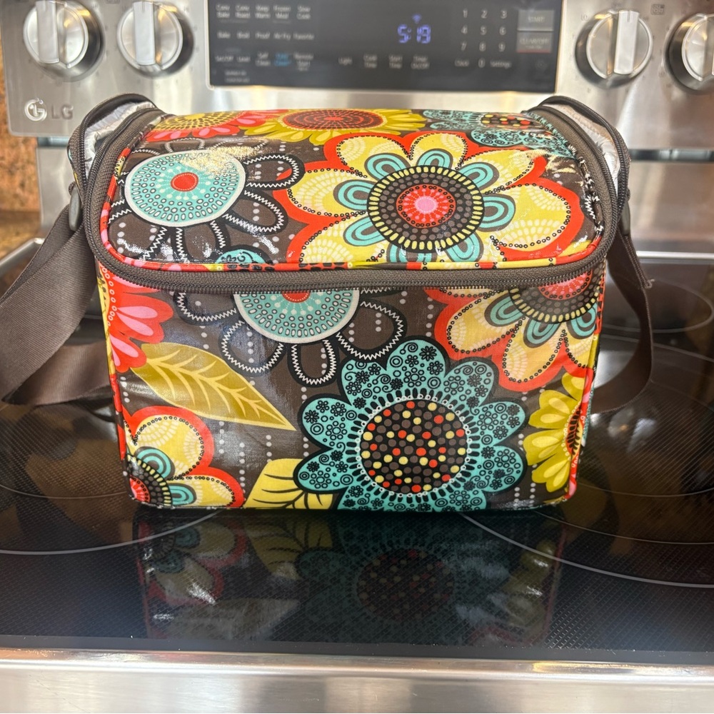 Vera Bradley Vibrant Floral Insulated Lunch Bag